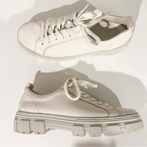 Paul Green Jasper Sneaker Off White Leather